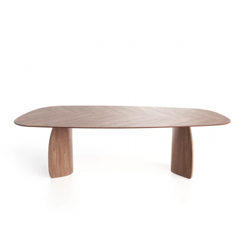 Стол Dolmen Organic натуральный дуб Chevron 1200х2300 мм