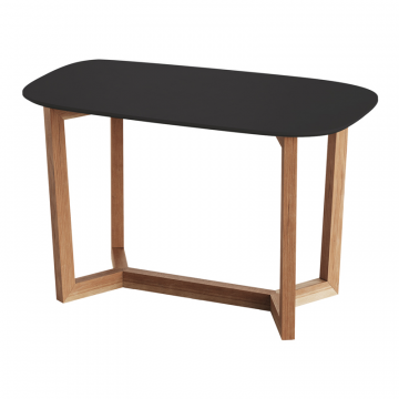 Стол обеденный Cross 2 140*80 см (черный, бук)