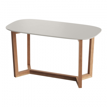 Стол обеденный Cross 2 160*85 см (дымка, бук)