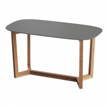 Стол обеденный Cross 2 160*85 см (серый, бук)