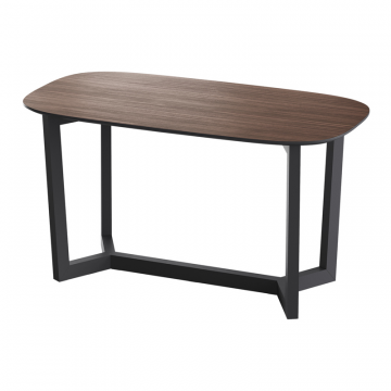 Стол обеденный Cross 2 160*85 см (орех, черный)