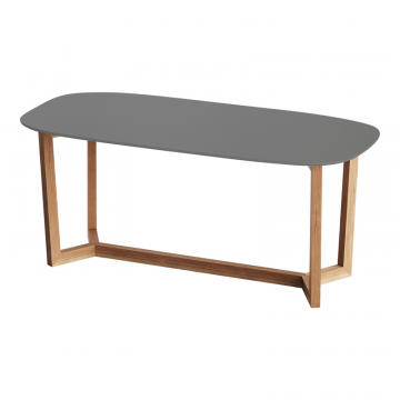 Стол обеденный Cross 2 180*90 см (серый, бук)