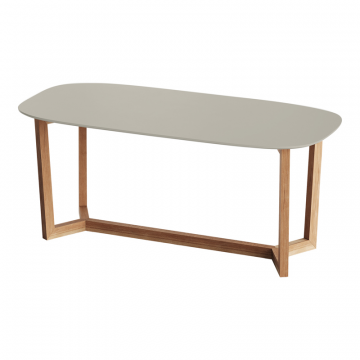 Стол обеденный Cross 2 180*90 см (серо-бежевый, бук)