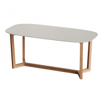 Стол обеденный Cross 2 200*95 см (дымка, бук)