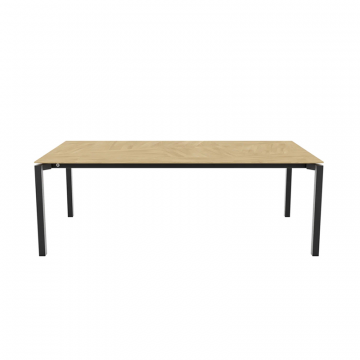 Стол обеденный Float массив бука и металл 900х1600 мм