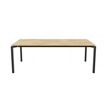 Стол Float металл и массив бука 900х1600/2600 мм