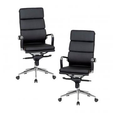 Набор 2 шт Офисное кресло для руководителей DOBRIN ARNOLD, чёрный