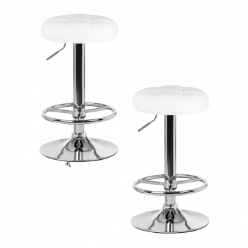 Набор 2 шт Табурет барный DOBRIN BRUNO, белый