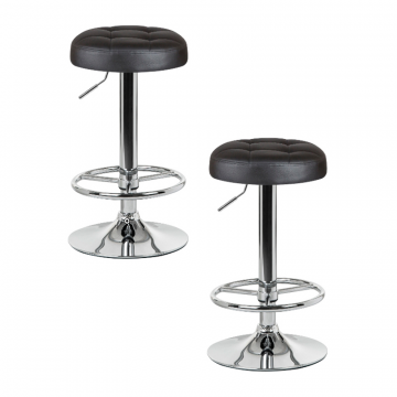 Набор 2 шт Табурет барный DOBRIN BRUNO, чёрный