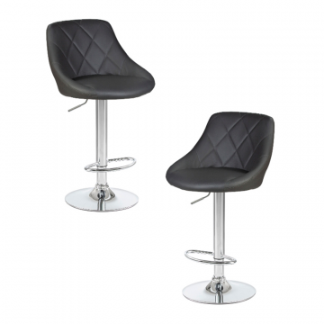 Набор 2 шт Стул барный DOBRIN LOGAN, серый