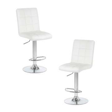 Набор 2 шт Стул барный DOBRIN KRUGER, белый