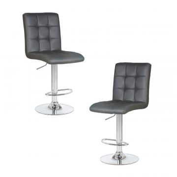 Набор 2 шт Стул барный DOBRIN KRUGER, серый