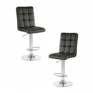 Набор 2 шт Стул барный DOBRIN KRUGER, чёрный