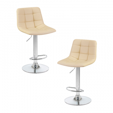 Набор 2 шт Стул барный DOBRIN TAILOR, кремовый