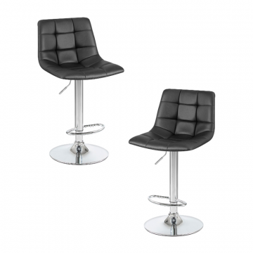 Набор 2 шт Стул барный DOBRIN TAILOR, чёрный