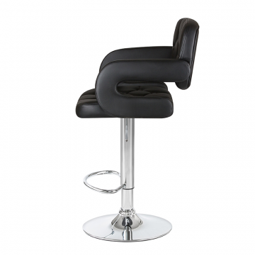 Набор 2 шт Стул барный DOBRIN TIESTO, чёрный