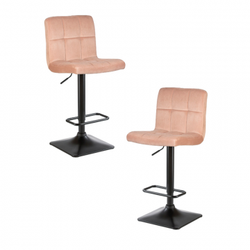 Набор 2 шт Стул барный DOBRIN DOMINIC, мокко велюр (MJ9-9)