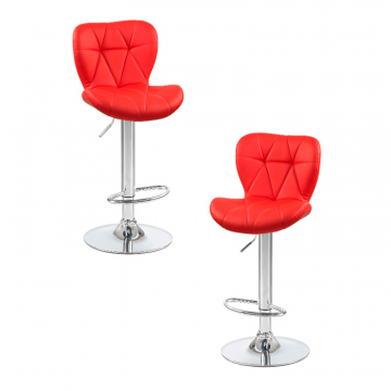 Набор 2 шт Стул барный DOBRIN BARNY, красный