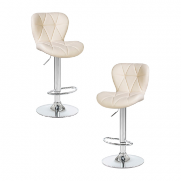 Набор 2 шт Стул барный DOBRIN BARNY, кремовый