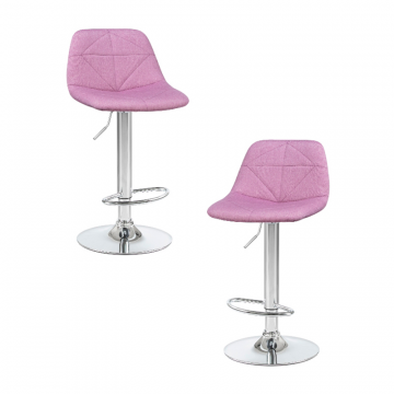 Набор 2 шт Стул барный DOBRIN DINA, фиолетовый