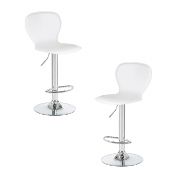 Набор 2 шт Стул барный DOBRIN ELISA, белый