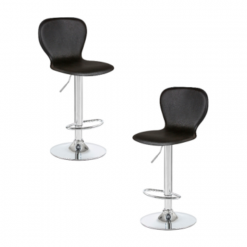 Набор 2 шт Стул барный DOBRIN ELISA, чёрный