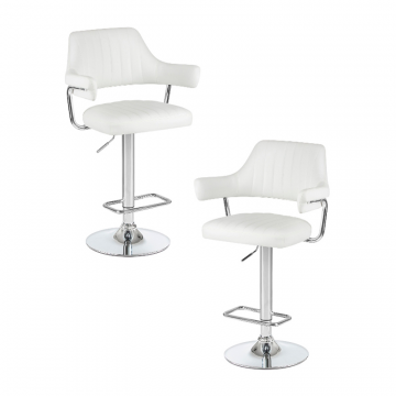 Набор 2 шт Стул барный DOBRIN CHARLY, белый