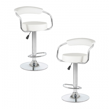 Набор 2 шт Стул барный DOBRIN MARTA, белый