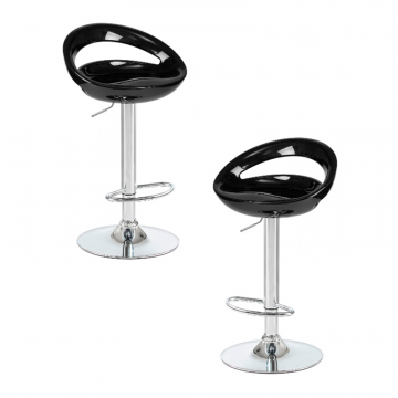 Набор 2 шт Стул барный DOBRIN DISCO, чёрный