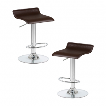 Набор 2 шт Стул барный DOBRIN TOMMY, коричневый