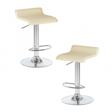 Набор 2 шт Стул барный DOBRIN TOMMY, кремовый