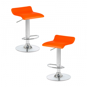 Набор 2 шт Стул барный DOBRIN TOMMY, оранжевый
