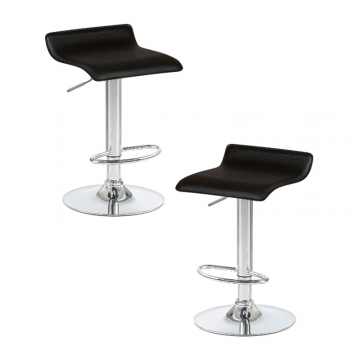 Набор 2 шт Стул барный DOBRIN TOMMY, чёрный