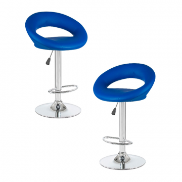Набор 2 шт Стул барный DOBRIN MIRA, синий