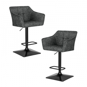 Набор 2 шт Стул барный DOBRIN RALF, серый твид (LEO11)