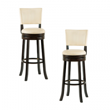 Набор 2 шт Стул барный DOBRIN JOHN BAR, капучино, кремовый