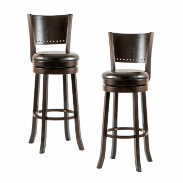 Набор 2 шт Стул барный DOBRIN TONY BAR, капучино, чёрный