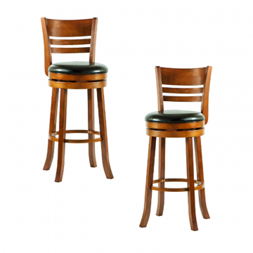 Набор 2 шт Стул барный DOBRIN WILLIAM BAR, шоколад, чёрный