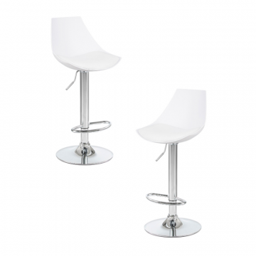 Набор 2 шт Стул барный DOBRIN ROCKY, белый