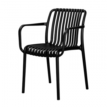 Набор 3 шт Стул обеденный DOBRIN WALTER, черный (B-03)