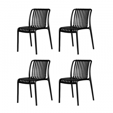 Набор 4 шт Стул обеденный DOBRIN WALTER, черный