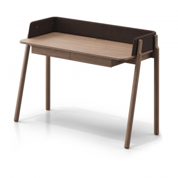 Стол письменный Basic 140*60 см (натуральный дуб, шоколад твид)