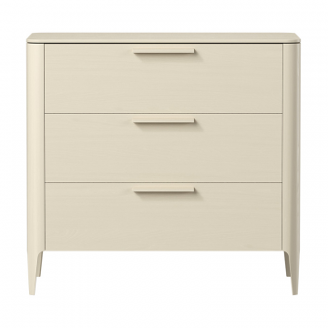 Комод Type oak 3 ящика ширина 90 см (дымка)