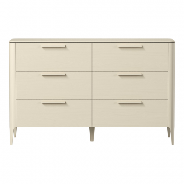 Комод Type oak 6 ящиков ширина 140 см (дымка)