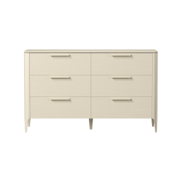 Комод Type oak 6 ящиков ширина 140 см (дымка)