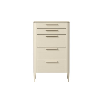 Комод Type oak высокий 5 ящиков (дымка)