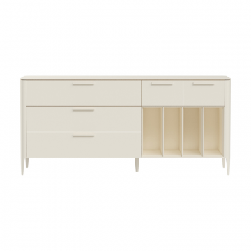 Тумба Type 5 ящиков 4 полки ширина 200 см (дымка)