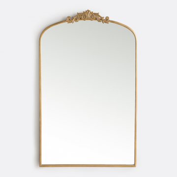 Металлическое зеркало 1005 x 160 см Jinia  единый размер желтый