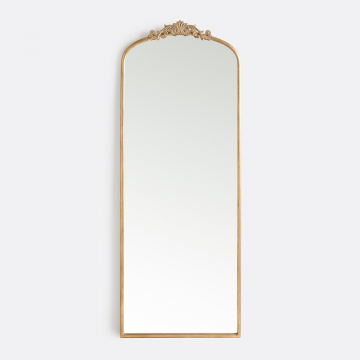 Металлическое зеркало 65 x 170 см Jinia  единый размер желтый