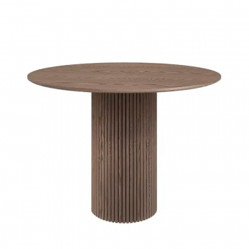 Стол круглый Denver 100, шпон / опора дерево